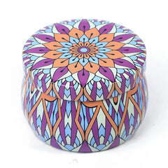 Classic Scented Candles With Candles Jar Vintage Tinplate Box Dried Flowers Fragrance Candle Box Home Decoration Wedding Gift