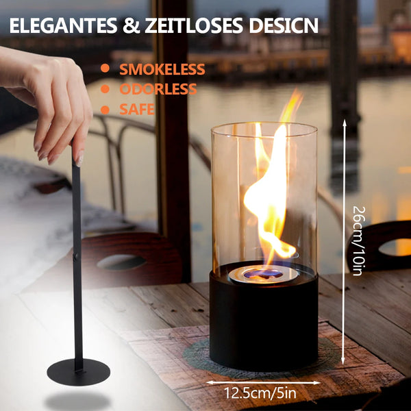 Tabletop Candle Lantern Indoor Outdoor Portable Tabletop Lantern for Home Kitchen Living Room Garden Balcony