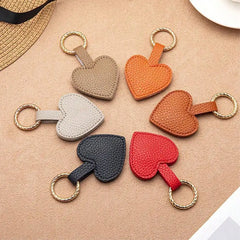 Travel Bag Hat Clip Kawaii Heart-shaped PU Leather Hat Hanger Outdoor Travel Beach Hat Clamps Travel Accessories Luggage Tags