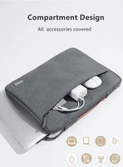 Multi-pockets Laptop Sleeve for MacBook Air 15.3 2024 Laptop Bag for MacBook Pro 14 M5 Shocproof Notebook Bag for Dell/Xiaomi 16