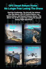 GPS Drone 4K Professional HD Camera Fishing Air Drop 5G 50 Zoom Long Fly Time Brushless Fishing Dron Gift 3000M