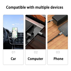AUX Audio Cable Type-C USB C to 3.5mm Jack AUX Cord Car Speaker Headphone Adapter for Samsung Xiaomi Huawei Type-C Converter