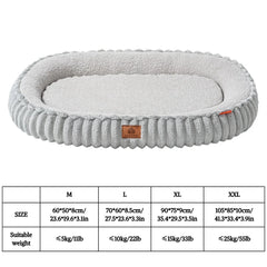 Winter Orthopedic Dog Bed for Dogs Breeds,Egg Crate Foam Dog Sofa Beds,Pet Couch Bed with Four Sided Bolster,Non-Slip Bottom Pet Shop