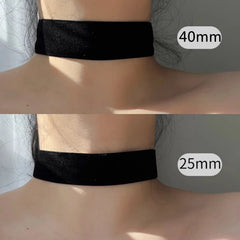 Fashion Sexy Punk Gothic Black Velvet Choker Necklaces Simple Vintage Clavicle Neck Chain Girls Party Jewelry Accessories