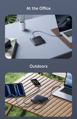 Baseus 100W Power Bank 20000mAh Capacity PD Fast Charging Battery Charger Powerbank For Laptops MacBook iPhone Samsung Xiaomi