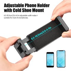 Universal Photography Video Handheld Vlog Stand Stabilizer Kit LED Light Microphone Remote Shutter Phone Camera Video Recording