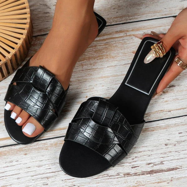 New Summer Designer Women'S Solid Color Fashion Slippers Zapatos De Mujer Women'S Shoes Slippers Women Slippers  Women Shoes