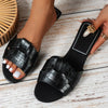 New Summer Designer Women'S Solid Color Fashion Slippers Zapatos De Mujer Women'S Shoes Slippers Women Slippers  Women Shoes - photo color / 42