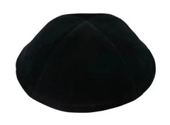 BLACK VELVET JEWISH KIPPAH YARMULKE KIPPOT RIMLESS OR WITH NO RIM