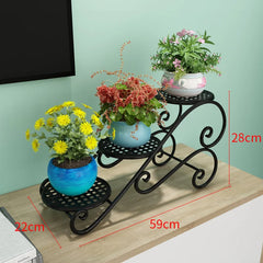 Metal Succulent Stand – Mini Desktop Plant Display Rack Home Decor