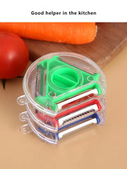 3 In 1 Fruit and Vegetable Peeler Multifunctional Vegetable Shredding Tools Stainless Steel Blade Peel Grater Kitchen Tools