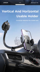Joyroom 360° Long Arm Car Phone Holder Universal Air Vent GPS Stand Rotating Dashboard Mobile Cell Support For iPhone Samsung