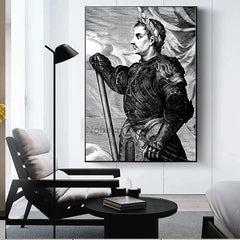 Roman Emperor Poster Historical Wood Engraving Prints Augustus Caligula Caesar Canvas Painting Wall Art Pictures Home Room Decor