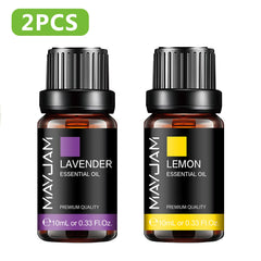 MAYJAM Essential Oil Citronella Jasmine Eucalyptus Sweet Orange Lemongrass Grapefruit Black Pepper Cajeput Cypress Ginger Scents