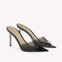 High Heels Women's Sandals Shoes 8.5cm Transparent High Heels Size 42 Summer Dress Sandals British Style High Quality