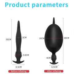 Expand Inflatable Anal Plug Huge Buttplug Big Anus Dilators Stimulate Sex Toys For Women Men Adult Masturbator Prostate Massager