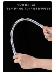 Pipe Dredging Brush Bathroom Hair Sewer Sink Cleaning Brush Drain Cleaner Flexible Cleaner Kitchen Clog Plug Hole Remover Tool Kitchen Tools, Kitchen Cleaning