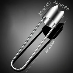 Stainless Steel Corers Portable Core Remover Fruit and Vegetable Core Extractor Kitchen Tools for Pitting Chili Peppers Melons