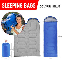 4 Season Rectangular Sleeping Bag – Camping for Kids & Adults (UK)