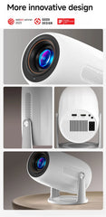 Lenovo Portable 4K Projector 100M Android 12 WIFI 6 TOF No-Sense Auto Focus Outdoor Full HD Projector Video Movie Home Theater