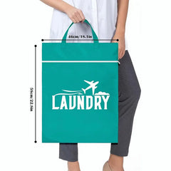 Travel Laundry Bags with Zip, Waterproof Laundry Bag Travel, Reusable Wet Bag with Zip, Waterproof Laundry Bag for Fitness