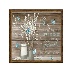 20cm Wooden Square Pendant 2D Flat Color Animal Print for DIY Wall Art Living Room Bedroom Decor Brand New Gift