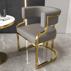 Hotel Makeup Chair Metal Floor Aesthetic Nordic Garden Chairs Reading  Dining chair Kitchen & Dining Furniture