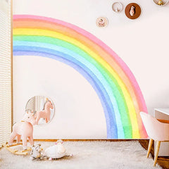 Large Rainbow Wall Stickers Home Decor living Room Bedroom Children's Room Decoration Self-adhesive PVC Graffiti Stickers