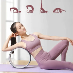 Multi-Functional Yoga Muscle Massage Wheel – Back & Waist Trainer