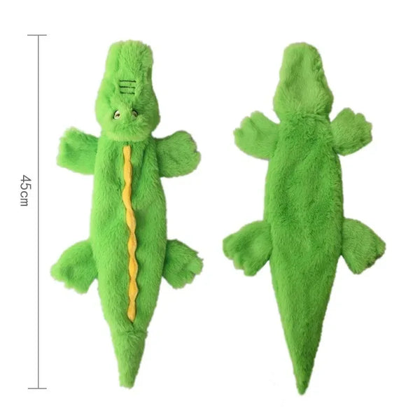 Funny Simulated Animal No Stuffing Dog Toy with Squeakers Durable Stuffingless Plush Squeaky Dog Chew Toy Crinkle Pet Squeak Toy Pet Shop