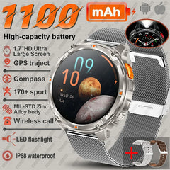 New T-Rex3 Ultra 1100mAh Battery Smart Watch GPS Track Compass IP69K Waterproof Sports tracker Outdoors Military Smartwatches