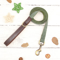 Personalized Dog Collar Leash PU Leather Dog Collars With Walking Lead Rope Free Custom Pet ID for Small Large Dogs Pug Pet Shop