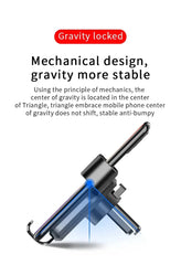 Universal Gravity Car Phone Holder Air Vent Clip Mount Auto Cell Phone Stand GPS Mobile Phone Support For iPhone Samsung Android