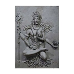 Lord Shiva Canvas Art Print  Hindu Deity Wall Decor Indian Buddha Religious Poster Home Decoration Spiritual Picture