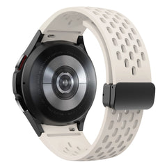 Silicone Strap for Samsung Galaxy Watch 7 6 5 4 40mm 44mm 5 Pro 45mm Magnetic Buckle Band 6 Classic 43mm 47mm No Gaps Bracelet