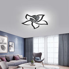 Modern LED Ceiling Light,40W 4700LM Creative Petals Design Dimmable Ceiling Lamp 3000K-6500K with Remote Control  For Bedroom