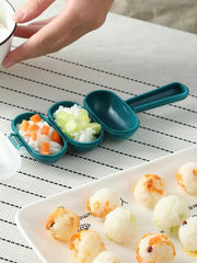 Rice Ball Mold Sushi Maker Mold Portable Kitchen Gadget Meatballs Tool for Family Gatherings Outings Travel Picnic