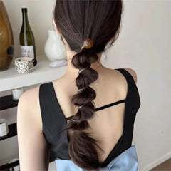 Vintage Heart Ball Elastic Headband – Women’s Hair Tie Scrunchie