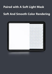 8/12 Inch LED Photography Video Panel Light Photo Studio Lighting Kit For Shoot Live Streaming Youbube With Tripod Stand