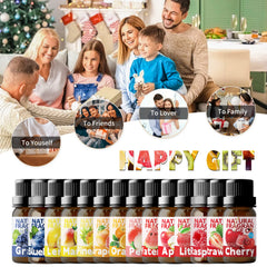 25 Type Fruit Essential Oils Fruit Perfumes Fragrance Oil for Diffuser Candles Making -Strawberry Lemon Peach Banana Mango