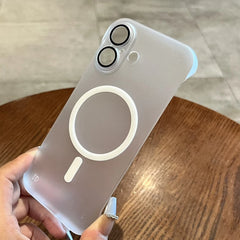 For iPhone 16 17 Pro Max Frameless Case Heat Radiation Slim Matte for Magsafe Case for iPhone 11 12 13 14 15 Pro Max Plus