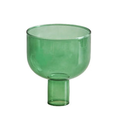 Candle Holder for Pillar Candles Stand Home Decor Colorful Glass Decorative Bottle Jar Storage Bowl