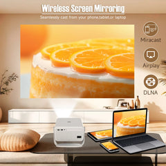 Magcubic L018 360° Projector 650ANSI 8K Android 14 Native 1080P with Auto Keystone Focus Wifi6 BT5.4 Portable Outdoor