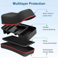 Large Storage Bag for Switch & OLED Portable Carrying Protective Case with 20 Game Slots Travel Bag for Joypad NS Accessories