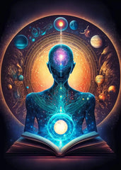 Universe Mysteries Meditation Chakras Indian Buddha Classic Religion Art Canvas Painting Abstract Figure Poster Print Home Decor
