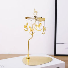 Candle Spinner New Carousel Candle Holder Carousel Candle Spinner for Wedding Party Christmas Festival Home Office Decor