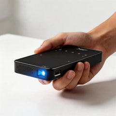 Smartldea Newest Arrive HD Mini Smart DLP 4K Projector Android 13.0 5G WiFi BT Build-in Speaker Battery Pocket Phone Projectors