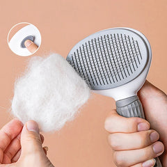 Pet Dog Brush Cat Comb Self Cleaning Pet Hair Remover Brush For Dogs Cats Grooming Tools Pets Dematting Comb Dogs Accessories