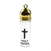 Elegant Holy Water Bottle Glass Holy Water Container Featurings Silver/Gold Color Lid For Spiritual Ritual Collectors Dropship - for Medium B / Clear