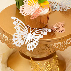 48 Pcs Butterfly for Gift Packing Decorative 3d Butterflies Decor Flower Art Arrangement Wall Paper Ornament DIY Wrapping